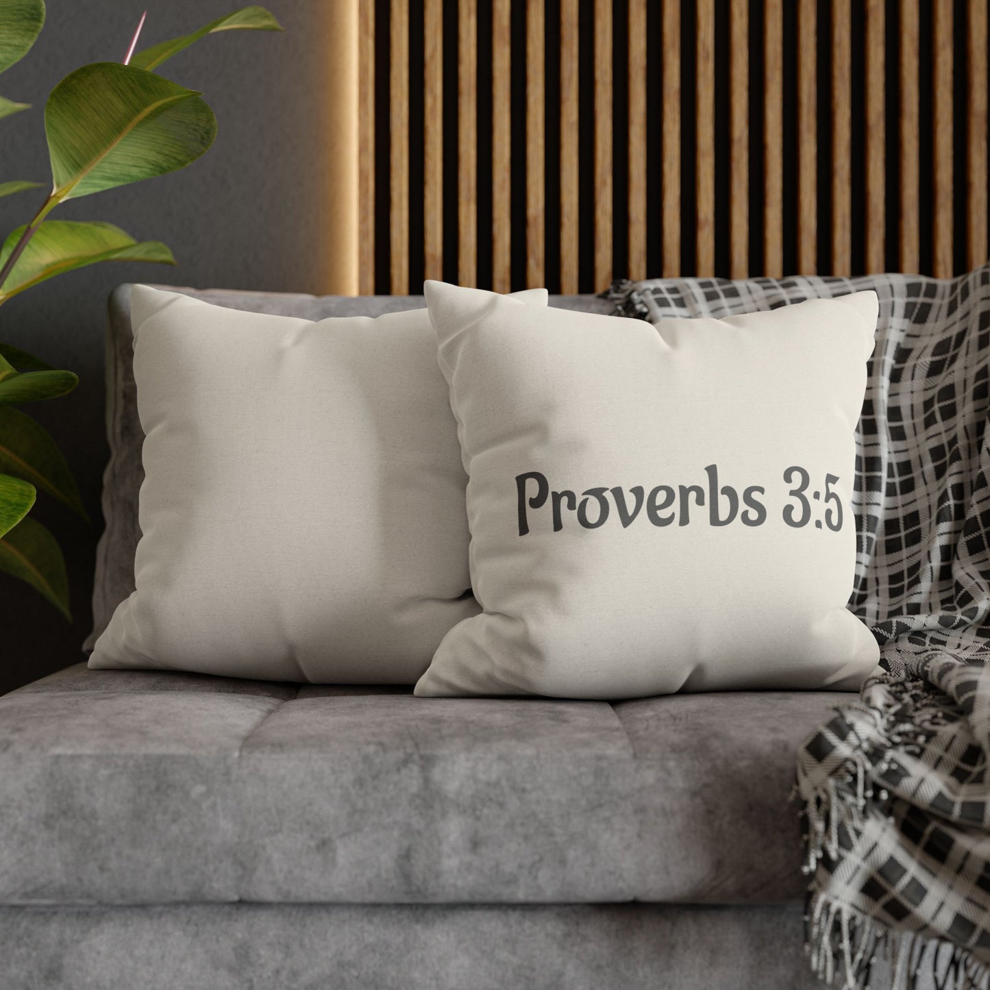 Charming Scripture Pillowcase (Proverbs 3:5)