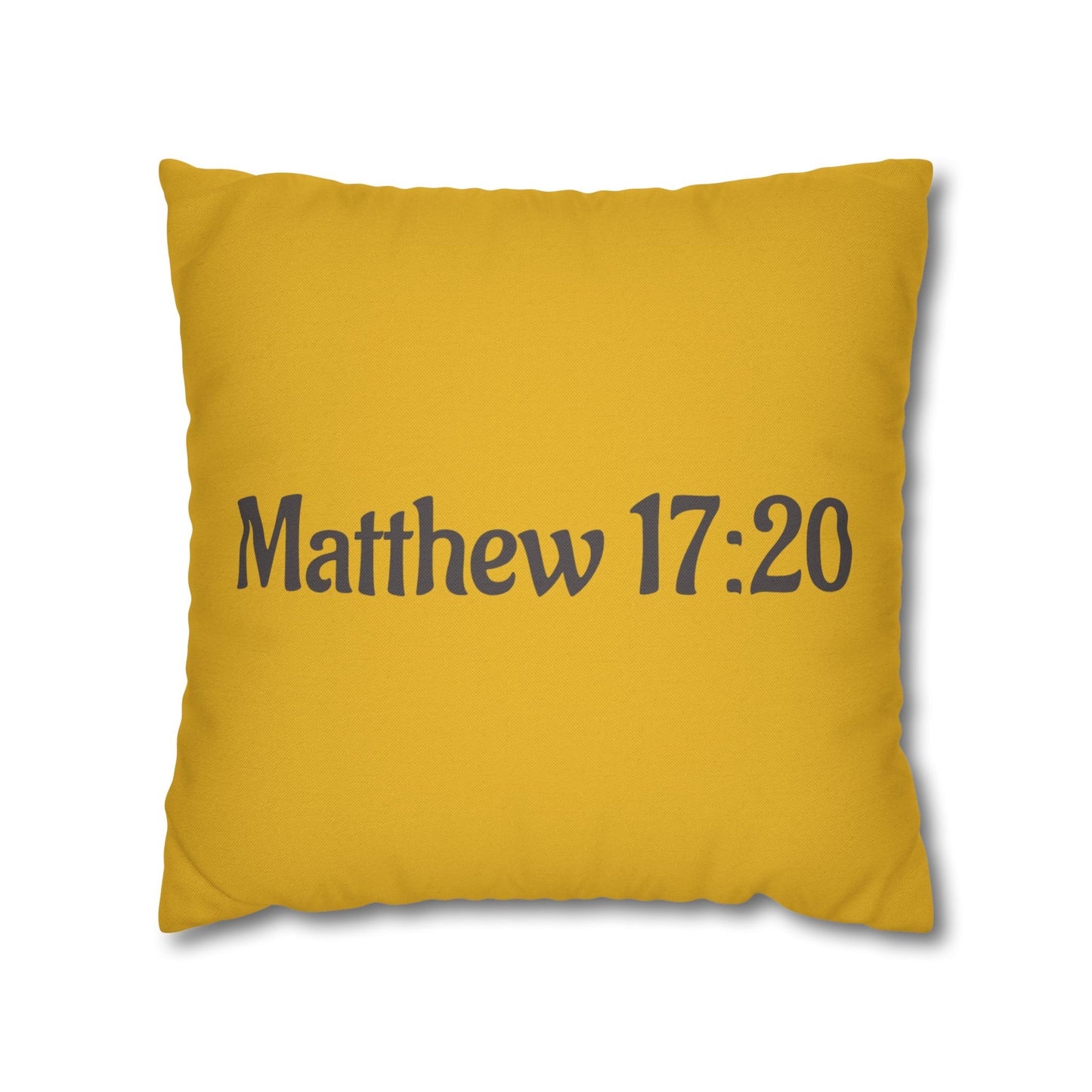 Charming Scripture Pillowcase (Matthew 17:20)